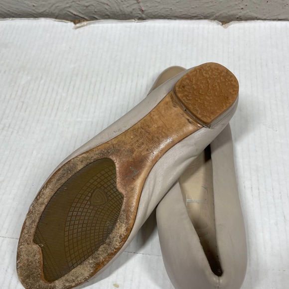 Attilio Giusti Leombruni Tan‎ Patent Leather Toe Ballet Flats Womens Sz EU 37 - Picture 4 of 4